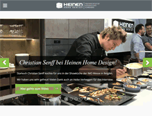 Tablet Screenshot of heinen-schreinerei.com